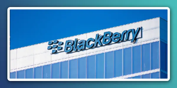 BlackBerry (BB) spada o 12% po słabych wynikach za drugi kwartał
